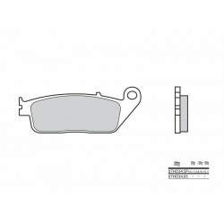 Plaquettes de frein moto route métal fritté BREMBO 07HO34SP