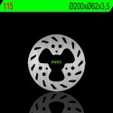 Disque de frein NG BRAKES fixe 115 GAS GAS ROOKIE PAMPERA PEUGEOT XPS SM