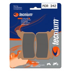 Plaquettes de frein Racing MX/Quad métal TECNIUM MOR342