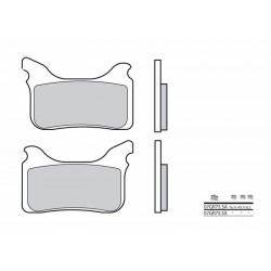 Plaquettes De Frein moto Off-Road métal fritté Brembo 07GR75SX