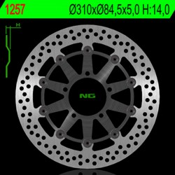 Disques de frein NG 1247 Rond Fixe