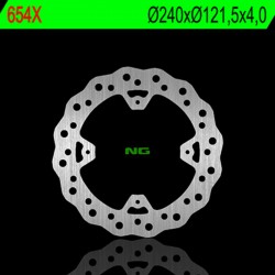 Disques de frein moto wave NG 654X