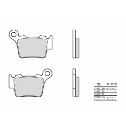 Plaquettes de frein moto Off-Road métal fritté BREMBO 07BB27SX
