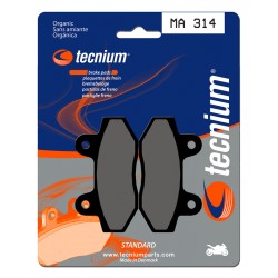 Plaquettes de frein route métal fritté TECNIUM MA314