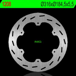 Disque de frein NG 1208 Rond Fixe