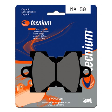 Plaquettes de frein TECNIUM route organique MA50