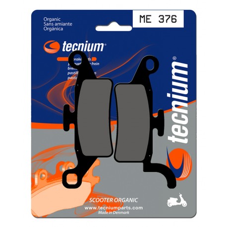 Plaquettes de frein TECNIUM ME376 Organique