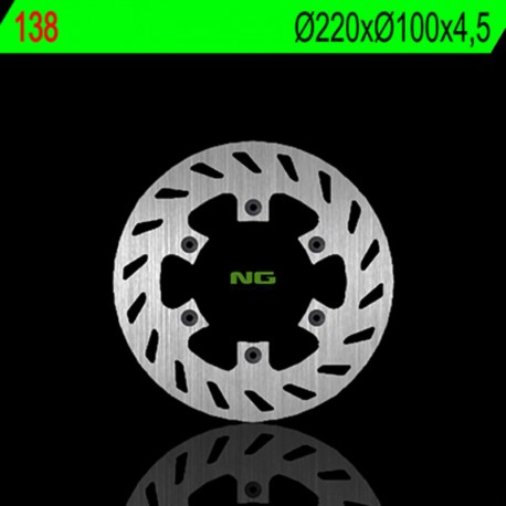 Disque de frein NG BRAKES fixe 138 kawasaki KX 125 KX 250 KDX KLX