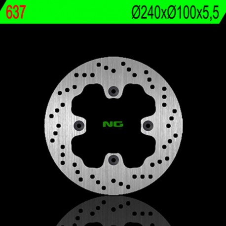 Disque de frein NG BRAKES fixe 637 KAWASAKI ZXR 400 ZR7 ZEPHYR ZZR 600