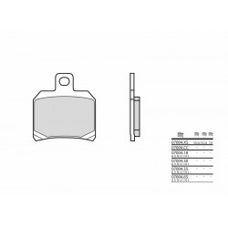Plaquettes de frein BREMBO Scooter carbone céramique 07004