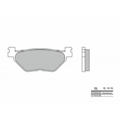 Plaquettes de frein moto route métal fritté BREMBO 07YA39SP