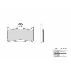 Plaquettes de frein moto route métal fritté BREMBO 07KA23SA