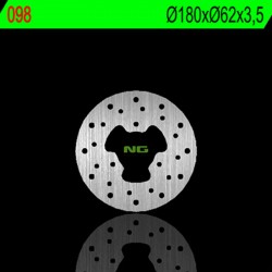 Disque de frein NG 098 Rond Fixe