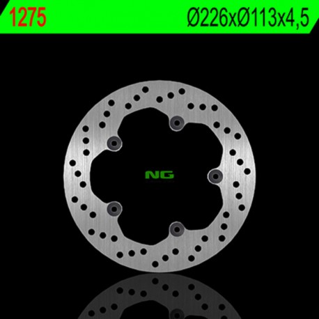Disque de frein NG BRAKES fixe 1275 PEUGEOT GEOPOLIS SATELIS Disque de frein NG BRAKES fixe 1275 PEUGEOT GEOPOLIS SATELIS