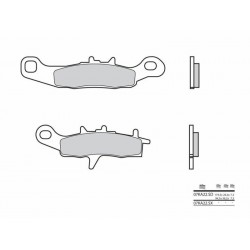 Plaquettes De Frein moto métal fritté Brembo 07KA22SD