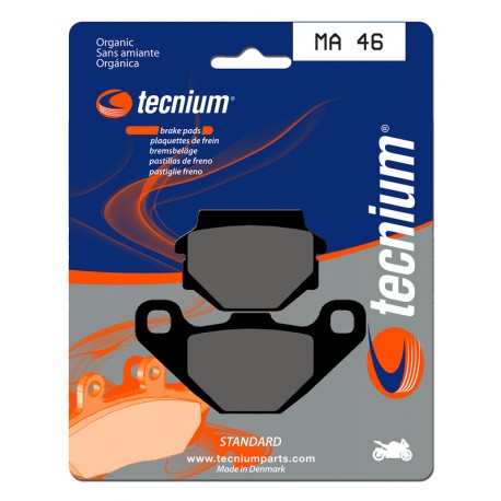 Plaquettes de frein route organique TECNIUM MA46