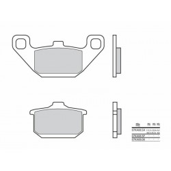 Plaquettes de frein moto route métal fritté BREMBO 07KA08SA