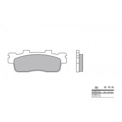 Plaquettes de frein carbone céramique Scooter BREMBO 07085CC