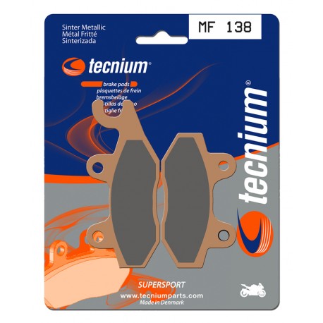 Plaquettes de frein Performance métal fritté TECNIUM MF138