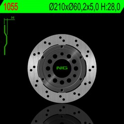 Disque de frein NG BRAKES flottant 1055