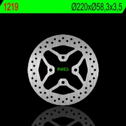 Disque de frein arrière NG 791 Rond Fixe
