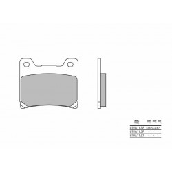 Plaquettes de frein moto BREMBO 07YA11SA métal fritté