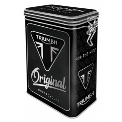 Boite aromatique en métal TRIUMPH pour motards