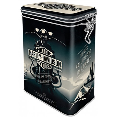Boite aromatique en métal HARLEY DAVIDSON pour motards