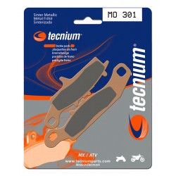 Plaquettes de frein MX/Quad métal fritté TECNIUM MO301