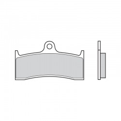 Plaquettes de frein moto route métal fritté BREMBO 07KA20SA
