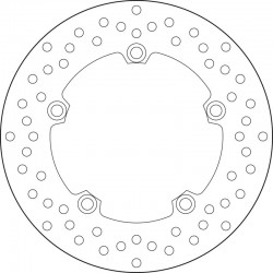Disque de frein arriere BREMBO Oro 68B407L0