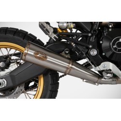 Echappement Zard Zuma logo et embout Noir Ducati 800 SCRAMBLER Desert Sled 2021-2022