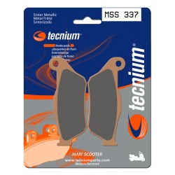 Plaquettes de frein moto MSS337 métal fritté