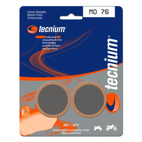 Plaquettes de frein TECNIUM MX / Quad métal fritté MO76