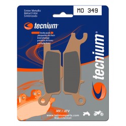 Plaquettes de frein TECNIUM MX / Quad métal fritté MO349
