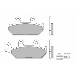 Plaquettes de frein moto BREMBO 07YA25SA métal fritté