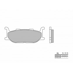 Plaquettes de frein moto BREMBO 07YA27SA métal fritté
