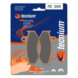 Plaquettes de frein TECNIUM MO209 Métal Fritté