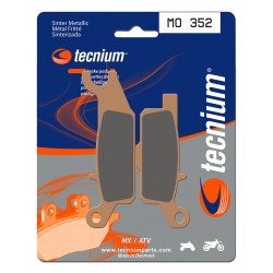 Plaquettes de frein TECNIUM MX / Quad métal fritté MO352