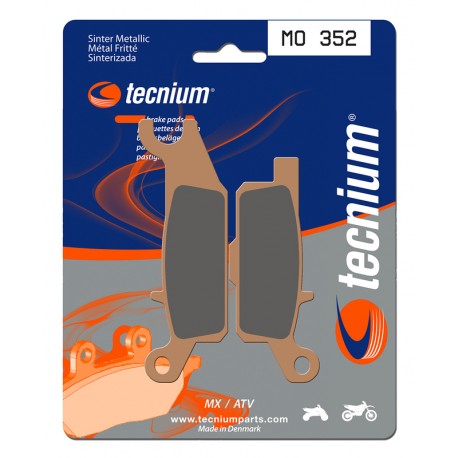 Plaquettes de frein TECNIUM MX / Quad métal fritté MO352