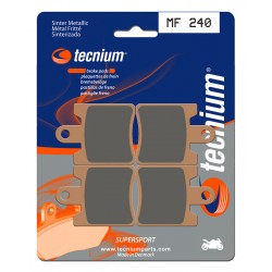 Plaquettes de frein TECNIUM MF240 Metal Fritte