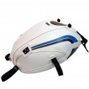 Tapis de reservoir BAGSTER YAMAHA XSR 700 2016-2023 Blanc / Déco Colibri / Baltique
