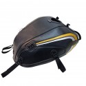 Tapis de reservoir BAGSTER YAMAHA XSR 700 2016-2023 Noir / Déco Jaune Or / Argent