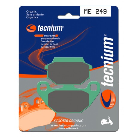 Plaquettes de frein TECNIUM Scooter organique ME249