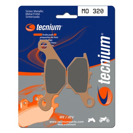 Plaquettes de frein TECNIUM MX / Quad métal fritté MO320