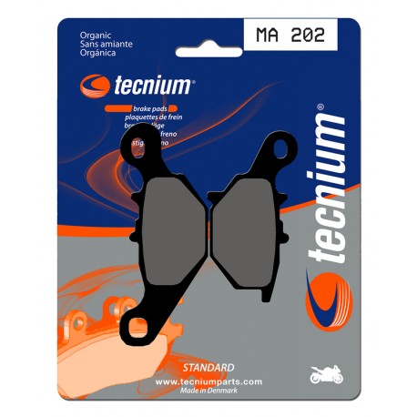 Plaquettes de frein moto TECNIUM route organique MA202