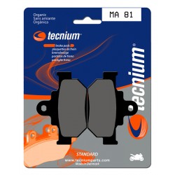 Plaquettes de frein TECNIUM route organique MA81