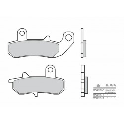 Plaquettes de frein BREMBO route métal fritté 07SU17SP