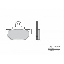 Plaquettes de frein BREMBO carbone céramique 07SU0808