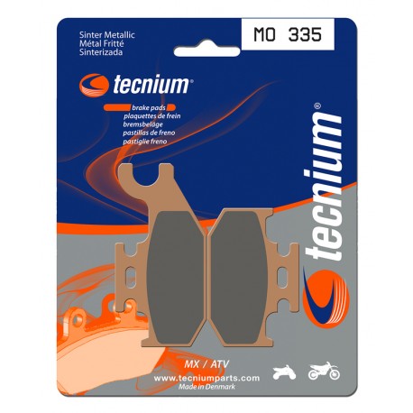 Plaquettes de frein TECNIUM MX / Quad métal fritté MO335